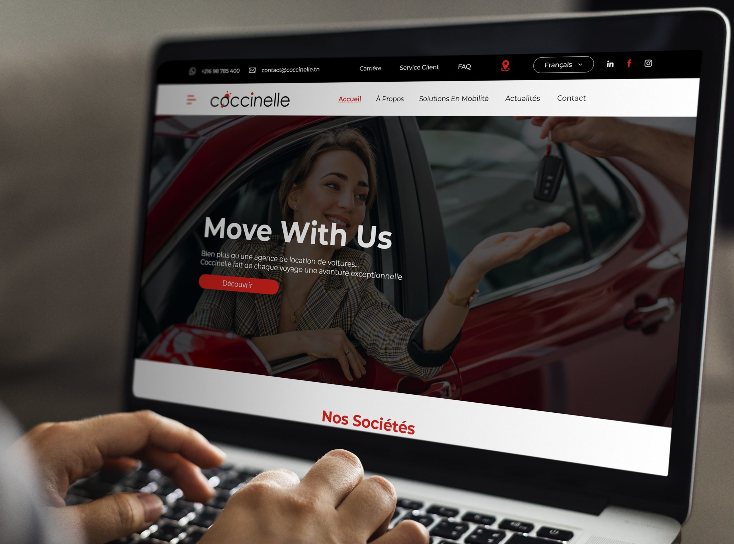 design site web coccinelle